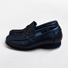 アシックス ペダラ ローファー 23cm 黒 防水 ゴアテックス コンフォート 仕事靴 通勤 の画像