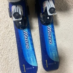 ジュニア　ミズノ板スキー110cm ブーツ22cm  の画像
