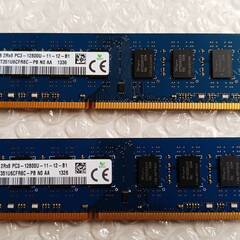 SK hynix　デスクトップメモリ　PC3-12800U-11-12-B1 2R×8 　8GB×1枚 / 4GB×2枚 【計16GB 】の画像