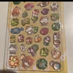 クリアぷくぷくキャンディシール　 ボンボンドロップシール シール　ネコの画像