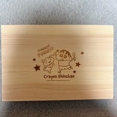 新品未使用　クレヨンしんちゃん　木製スプーン、フォーク　セットの画像