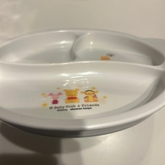 中古　ベビー皿プレートの画像