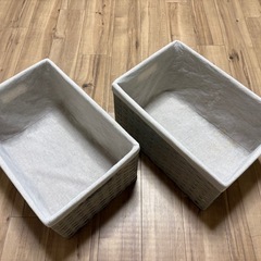 収納ボックス2個セットの画像
