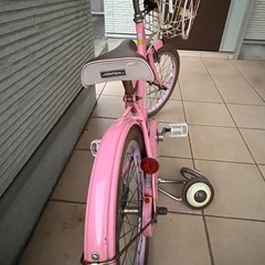 子供用自転車　18インチ　ピンクの画像