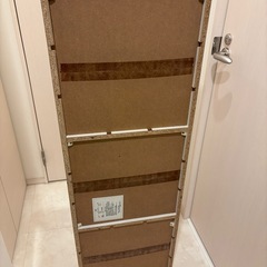 カラーボックス、白、引き出しありの画像