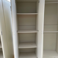 年内に取りに来てくれる方は3台まとめて
1,500円でOK！ ロッカー　収納棚　衣装ケース の画像