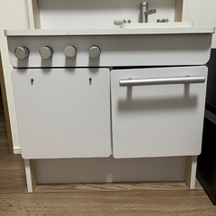 おままごとキッチン ※取っ手が取れていますの画像