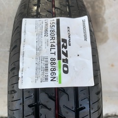 未使用品 ブリヂストン エコピア R710 2025年製 155/80R14 88/86N 1本の画像