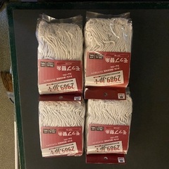 お掃除セット（デッキブラシ✖️2本/モップの柄✖️2本/モップ替✖️4/モップ絞り✖️1）の画像