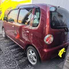 2日まで！検査あり　ムーブラテ　走行少なめ　おしゃれなワインレッドの画像