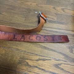 LACOSTE 本革　ベルトの画像