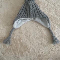 帽子　ニット帽　スノー帽子　耳付き  48センチ〜52センチの画像