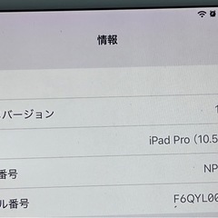 iPad pro （10.5）の画像