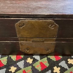 アンティークショップの陳列箱？の画像