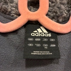 【USED】☆Adidas☆ベンチコート☆銀色☆レディースLLサイズ相当☆極暖☆スポーツ観戦☆の画像