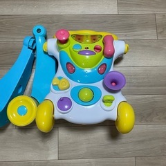 toptots 3in1 ウォーカー&ライドオン　ブルーの画像