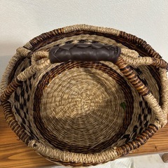 シーグラス　バスケット　かご　アジア工房　おしゃれ　ジャパンディの画像