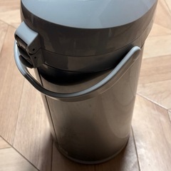 保温魔法瓶ポット グレーの画像