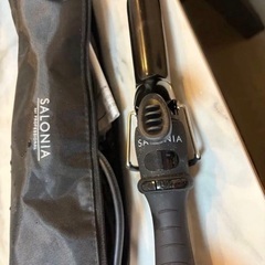 SALONIA カールヘアアイロン ブラック 収納ケース付き25mmの画像