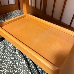 美品❣️木製ワゴンタイル付きの画像