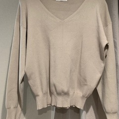 【not対面】オペークドットクリップ　薄手ニットの画像