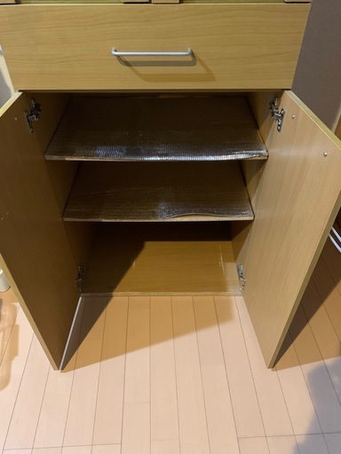 値下げ【天然木】一生紀　レンジボード（名古屋市内引き取り値下げします！） 値下げ【天然木】一生紀 レンジボード（名古屋市内引き取り値下げし