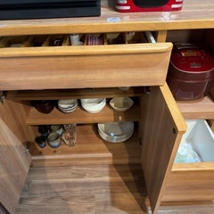 キッチン収納棚 幅104cm 高さ87cm　民家再生・DIY向け｜引き取り限定の画像