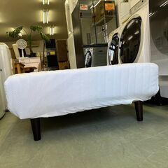 【リサイクルショップ ピカソ 小松原】🔥🛏️美品＆清潔✨すぐ使える‼️脚付きすのこ構造マットレス シングルサイズ🛏️🔥★0594★の画像