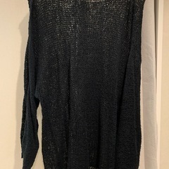 【not対面】select MOCA ブラックシアーニットの画像