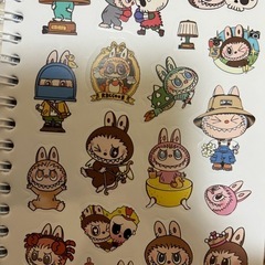 ラブブ　シール帳の画像