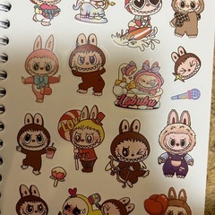 ラブブ　シール帳の画像