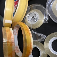 テープ　文具　文房具　セロハンテープ　セロテープカッター　布テープ　布ガムテープ　シャープペン　MONO シャープ替芯の画像