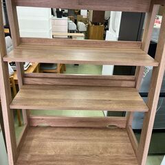 【リサイクルショップ ピカソ 小松原】🍽️🌟美品✨幅80木目調キッチンボード／レンジボード　ナチュラル🌟🍽️★0461★の画像