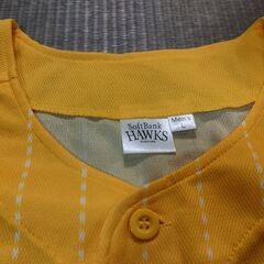 福岡ソフトバンクホークス 鷹の祭典 ユニフォーム 2015年Lサイズ黄の画像