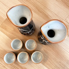 幸泉窯 徳利 猪口 箱有りの画像