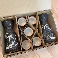 幸泉窯 徳利 猪口 箱有りの画像