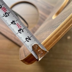 座椅子　木目調の画像