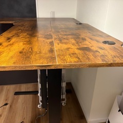 電動昇降式デスク　作業台　パソコン ゲーミングデスクの画像