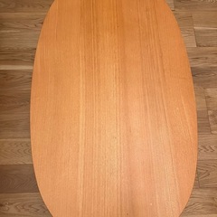 無印良品 こたつテーブル楕円の画像