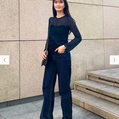 【not対面】UNIQLO×マメクロゴウチ　シアートップスの画像