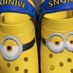 新品　クロックスcrocs ミニオンズ　イエロー　C12 18.5cm 可愛い　未使用品　正規店にて購入。の画像