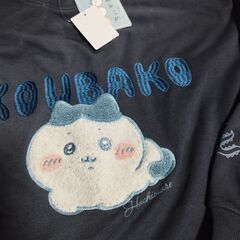 Lサイズ【未使用タグ付】ちいかわ　ハチワレ　トレーナー　長袖の画像