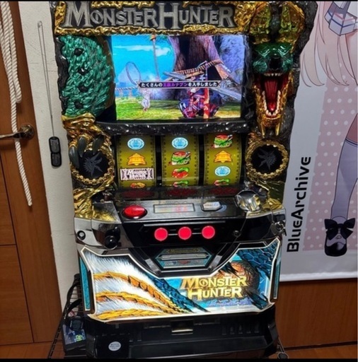 パチスロ モンスターハンター 月下雷鳴 実機