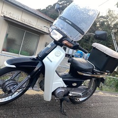 タイカブ C100 DX HA06 セル付き4速 風防 自賠責残 実動  の画像