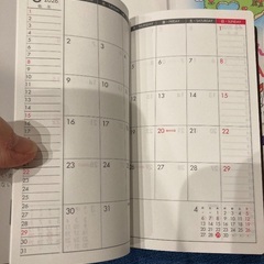 2026システム手帳と卓上カレンダーの画像