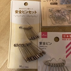 安全ピンの画像