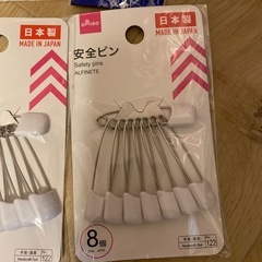 安全ピンの画像