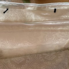 旅行収納ポーチメッシュ模様の画像