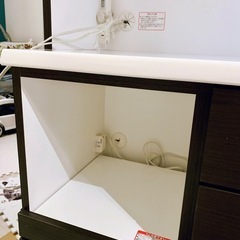 【美品】ニトリ　食器棚　キッチンボードの画像