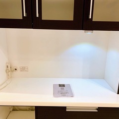 【美品】ニトリ　食器棚　キッチンボードの画像